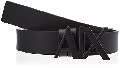 Armani Exchange Damen Black Logo Belt, 70 von Armani Exchange