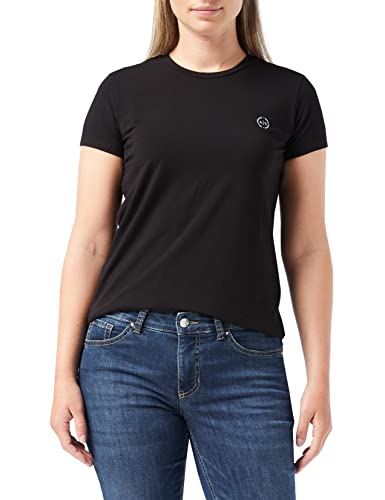 Armani Exchange Damen CORE T-Shirt, Black, Small (Herstellergröße:S) von Armani Exchange