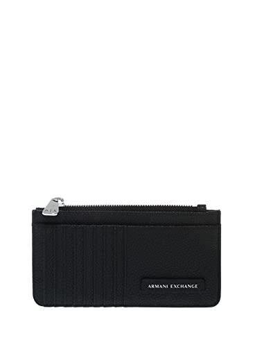 Armani Exchange Damen Card Holder Geldbörse, Nero von Armani Exchange