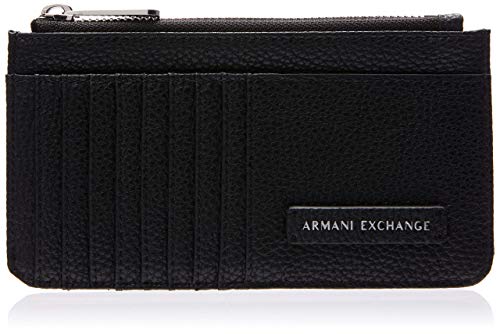 Armani Exchange Damen Card Holder Kreditkartenhülle Schwarz (Nero - Black) von Armani Exchange