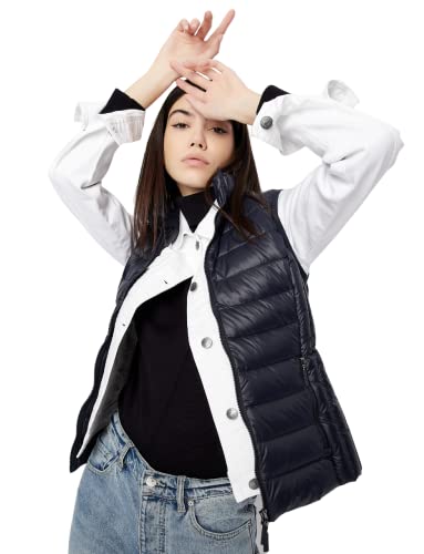 Armani Exchange Damen Down Vest, Blue, L von Armani Exchange