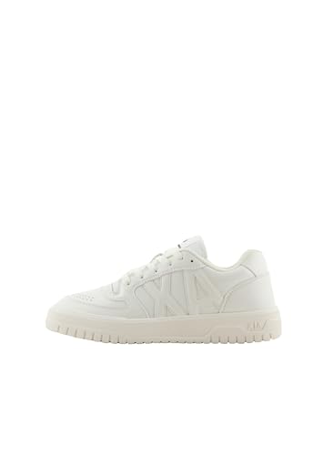 Armani Exchange Damen Duck, Cross-Gender Project, Logo on Tongue Sneaker, Off White + Off White, 37 EU von Armani Exchange