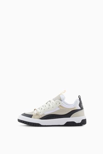 Armani Exchange Damen Duck, Logo Charm, Laminated Details Sneaker, Black + mud, 37 EU von Armani Exchange