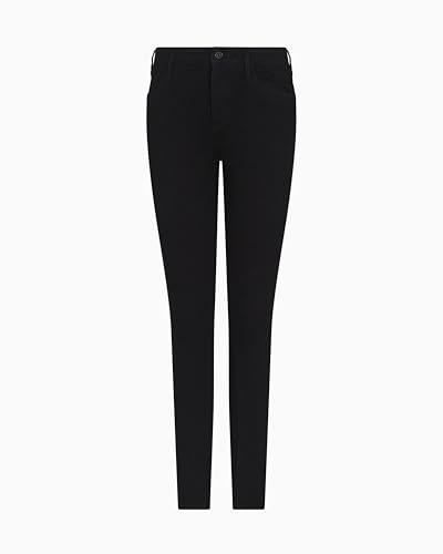 Armani Exchange Damen Essential, 5 Pockets, Tonal Patch Logo Jeans, Schwarz Denim, 32 von Armani Exchange