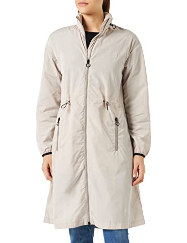 Armani Exchange Damen Esssential, mittellang, Reißverschluss, verstellbare Taille, rundes Logo. Parka, Aura, S von Armani Exchange