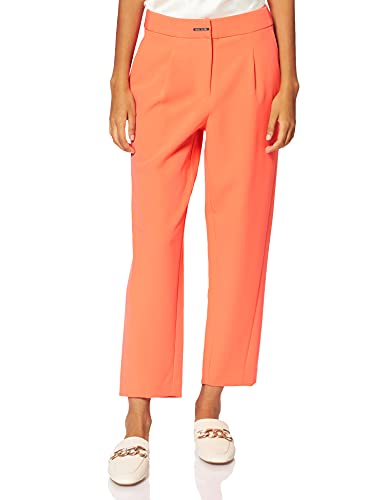 Armani Exchange Damen Hidden Closure With Logoed Metallic Emebllishment Suit Pants, Orange, 2 von Armani Exchange