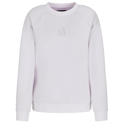 Armani Exchange Damen Icon Project, Shiny Logo, Crewneck Sweatshirt, Optic White, XS Armani Exchange Damen Icon Project, Shiny Logo, Crewneck Sweatshirt, Optic White, XS von Armani Exchange