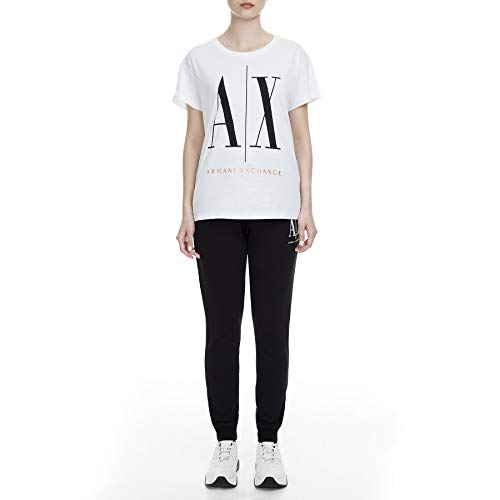 Armani Exchange Damen Icon Project Sporthose Sporthose, Schwarz, L von Armani Exchange