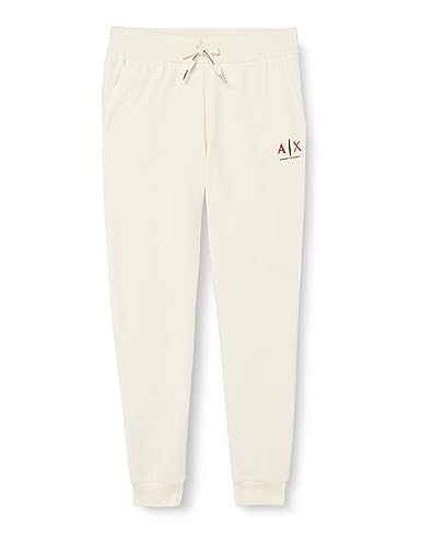 Armani Exchange Damen Logo Capsule Comfortable Sweatpants, Weiß, XL EU von Armani Exchange