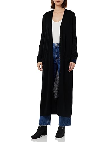 Armani Exchange Damen Merino Wool Blend Light Duster Cardigan Sweater, Schwarz, M EU von Armani Exchange