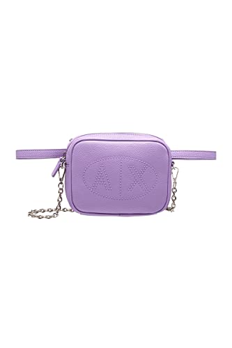 Armani Exchange Damen Perforated Front Logo with Chain Travel Accessory- Travel Belt, Uv, Einheitsgröße von Armani Exchange