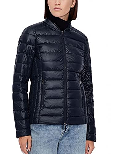 Armani Exchange Damen Real Down Everyday Jacke, Blau, M von Armani Exchange