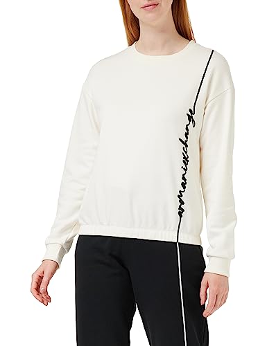 Armani Exchange Damen Signature Logo French Terry Pullover Sweatshirt, Iso, L EU von Armani Exchange