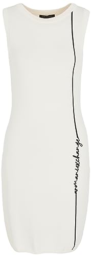 Armani Exchange Damen Signature Logo Sleeveless Knit Mini Dress, Iso, L EU von Armani Exchange