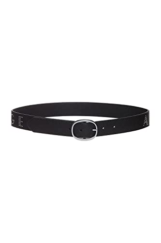 Armani Exchange Damen Studs Extended Logo Belt, Schwarz, XS von Armani Exchange