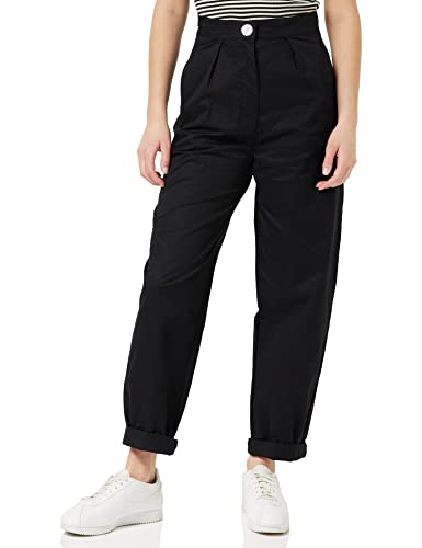 Armani Exchange Damen Sustainable, Front And Back Pocket, Metal Button Closure Casual Pants, Schwarz, 3XL EU von Armani Exchange