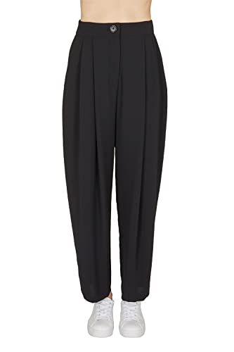 Armani Exchange Damen Sustainable, Key Look Pants, Schwarz, L EU von Armani Exchange