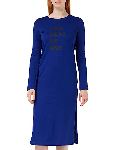 Armani Exchange Damen Sustainable, Soft Touch Casual Dress, Blue Speed, S EU von Armani Exchange