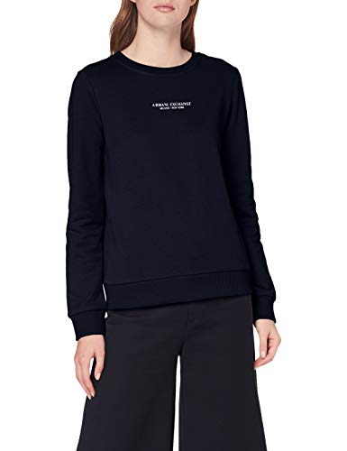 Armani Exchange Damen Sweatshirt Sweatshirt, Blau, XL Armani Exchange Damen Sweatshirt Sweatshirt, Blau, XL von Armani Exchange