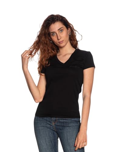 Armani Exchange Damen T-Shirt V Neck 3DYT26 YJ3RZ 1200 in schwarz (M) von Armani Exchange