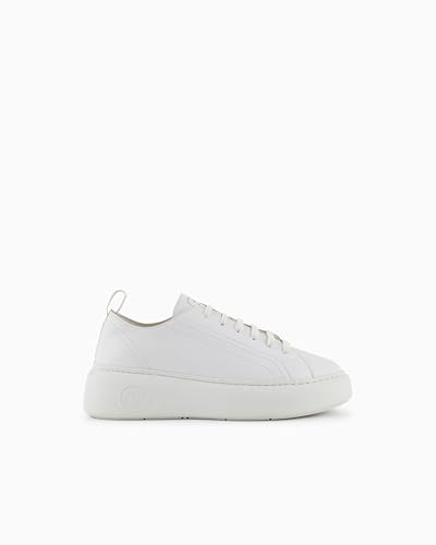 Armani Exchange Damen The Super Sneaker, Optisch weiß, 36 EU von Armani Exchange