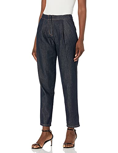 Armani Exchange Damen Tobacco Contrast Stitches, Embroidered Logo Below The Welt Back Pocket Casual Pants, Indigo Denim, XS EU Armani Exchange Damen Tobacco Contrast Stitches, Embroidered Logo Below The Welt Back Pocket Casual Pants, Indigo Denim, XS EU von Armani Exchange