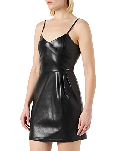 Armani Exchange Damen Weiche Oberfläche. Casual Dress, Black, 10 von Armani Exchange