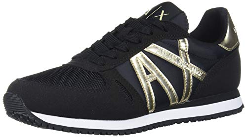 Armani Exchange Female Rio Side Logo, Lace Up Sneaker, Multicolor, 37M von Armani Exchange