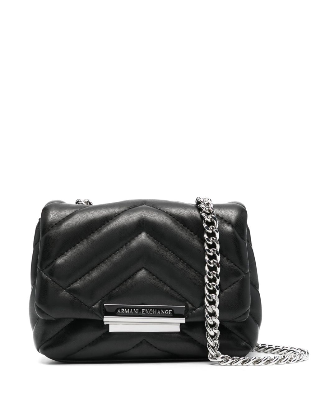 Armani Exchange Gesteppte Mini-Tasche - Schwarz von Armani Exchange