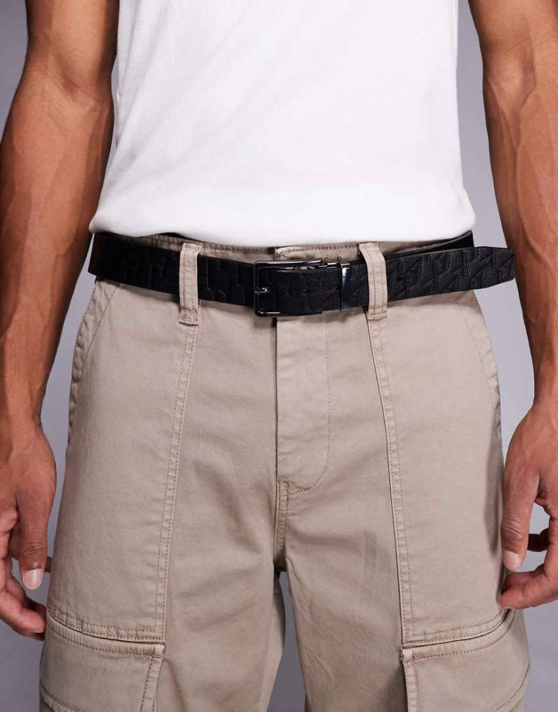 Armani Exchange - Gürtel in Schwarz mit Schnalle von Armani Exchange