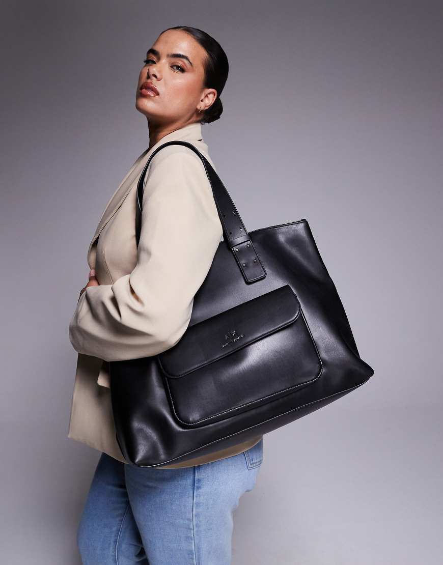 Armani Exchange - Handtasche in Schwarz mit Logo von Armani Exchange