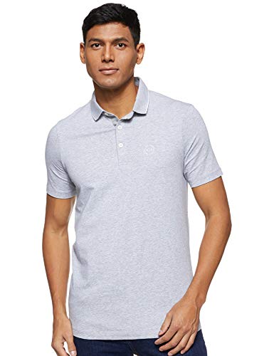 Armani Exchange Herren 8NZF70 Poloshirt, Grau (B09B Heather Grey 3929), One Size (Herstellergröße: XL) von Armani Exchange