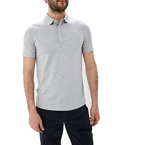 Armani Exchange Herren 8NZF70 Poloshirt, Grau (B09B Heather Grey 3929), One Size (Herstellergröße: XL) von Armani Exchange