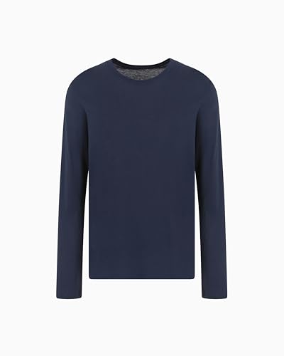 Armani Exchange Herren 8nzm77 Langarmshirt, Blau, M von Armani Exchange