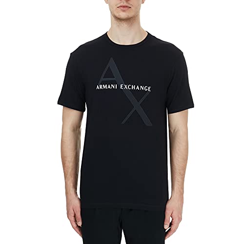 Armani Exchange Herren 8nzt76 T-Shirt, Schwarz, L von Armani Exchange