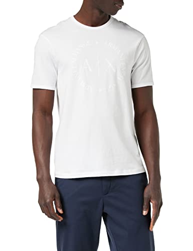 Armani Exchange Herren 8nztcd T-Shirt, Weiß, L von Armani Exchange