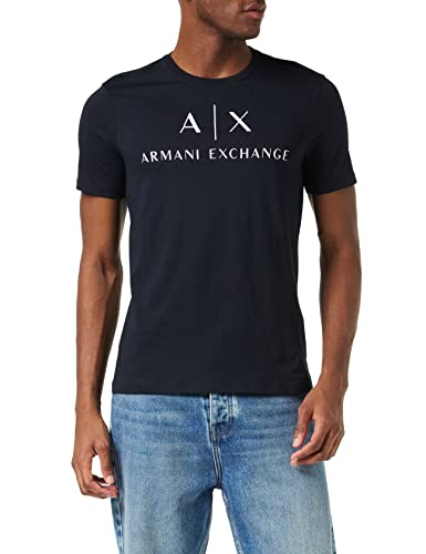 Armani Exchange Herren 8nztcj T-Shirt, Blau, L von Armani Exchange