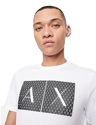 Armani Exchange Herren 8nztck T-Shirt, Weiß, XXL von Armani Exchange