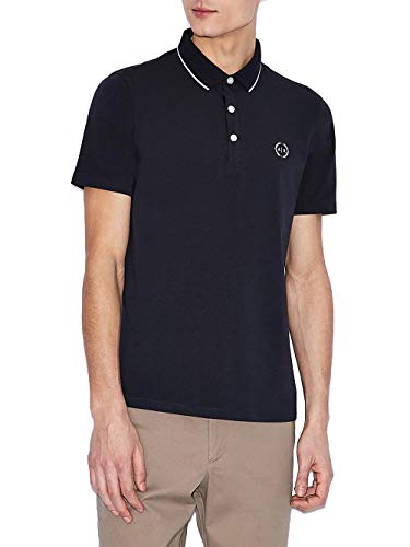 Armani Exchange Herren 8nzf70 Poloshirt, Blau, XL von Armani Exchange