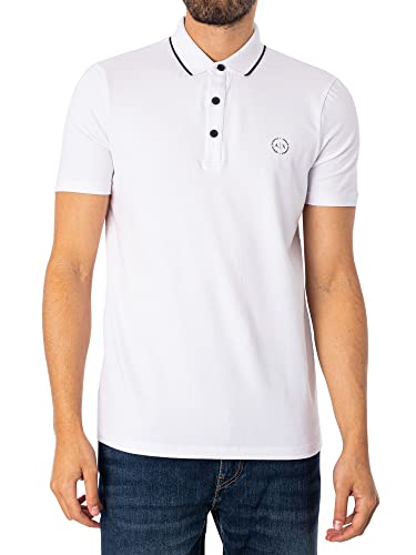 Armani Exchange Herren 8nzf70 Poloshirt, Weiß, L von Armani Exchange