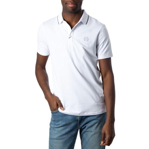 Armani Exchange Herren 8nzf70 Poloshirt, Weiß, XXL von Armani Exchange