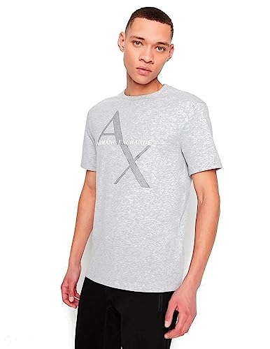 Armani Exchange Herren 8nzt76 T-Shirt, Grau, L von Armani Exchange