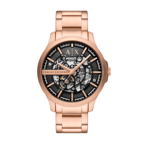 Armani Exchange Watch for Men, Automatic Movement and 46mm Case Size with Stainless Steel, Leather or Silicone Strap Armani Exchange Watch for Men, Automatic Movement and 46mm Case Size with Stainless Steel, Leather or Silicone Strap von Armani Exchange
