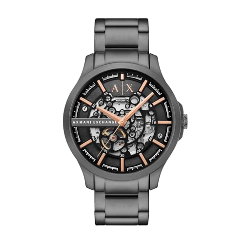 Armani Exchange Watch for Men, Automatic Movement and 46mm Case Size with Stainless Steel, Leather or Silicone Strap Armani Exchange Watch for Men, Automatic Movement and 46mm Case Size with Stainless Steel, Leather or Silicone Strap von Armani Exchange