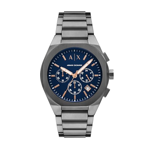 Armani Exchange Herren Analog Quarz Uhr mit Edelstahl Armband AX4182 von Armani Exchange