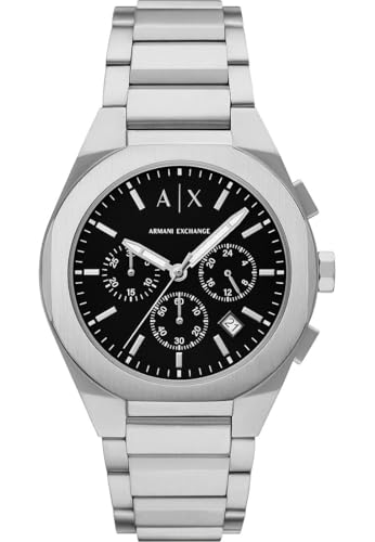 Armani Exchange Herren Analog Quarz Uhr mit Edelstahl Armband AX4186 von Armani Exchange
