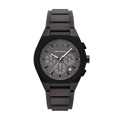 Armani Exchange Herren Analog Quarz Uhr mit Leder Armband AX4191 von Armani Exchange