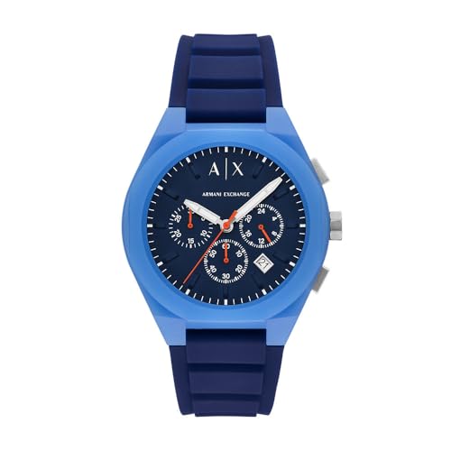 Armani Exchange Herren Analog Quarz Uhr mit Silikon Armband AX4170 Armani Exchange Herren Analog Quarz Uhr mit Silikon Armband AX4170 von Armani Exchange