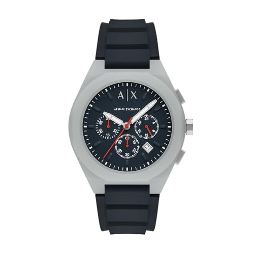Armani Exchange Herren Analog Quarz Uhr mit Silikon Armband AX4172 Armani Exchange Herren Analog Quarz Uhr mit Silikon Armband AX4172 von Armani Exchange