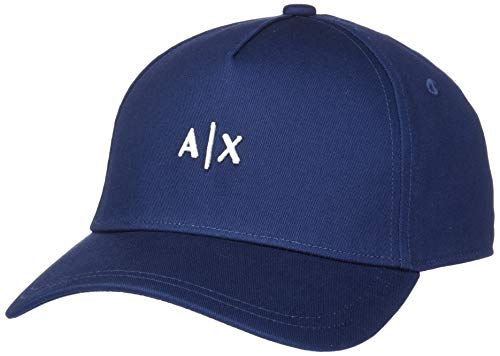 Armani Exchange Herren Baseball Hat Baseball Cap, Blau, Einheitsgröße von Armani Exchange